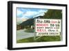 Little Town Is Heaven-null-Framed Art Print