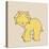 Little Triceratops-Designs Sweet Melody-Stretched Canvas