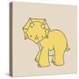 Little Triceratops-Designs Sweet Melody-Stretched Canvas