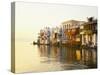 Little Venice at Sunset, Mykonos Town, Mykonos, (Mikonos), Greek Islands, Greece-Lee Frost-Stretched Canvas