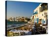 Little Venice, Mykonos, Greece-Bill Bachmann-Stretched Canvas