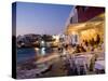 Little Venice, Mykonos, Greece-Bill Bachmann-Stretched Canvas