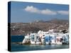 Little Venice, Mykonos Town, Chora, Mykonos, Cyclades, Greek Islands, Greece, Europe-Sergio Pitamitz-Stretched Canvas