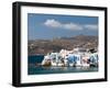 Little Venice, Mykonos Town, Chora, Mykonos, Cyclades, Greek Islands, Greece, Europe-Sergio Pitamitz-Framed Photographic Print