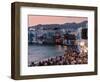 Little Venice, Mykonos Town, Chora, Mykonos, Cyclades, Greek Islands, Greece, Europe-Sergio Pitamitz-Framed Photographic Print