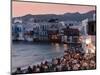 Little Venice, Mykonos Town, Chora, Mykonos, Cyclades, Greek Islands, Greece, Europe-Sergio Pitamitz-Mounted Photographic Print