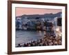 Little Venice, Mykonos Town, Chora, Mykonos, Cyclades, Greek Islands, Greece, Europe-Sergio Pitamitz-Framed Photographic Print