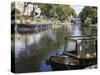 Little Venice, Paddington, London, England, Uk-Rolf Richardson-Stretched Canvas