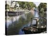 Little Venice, Paddington, London, England, Uk-Rolf Richardson-Stretched Canvas