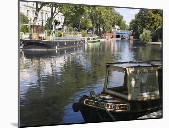 Little Venice, Paddington, London, England, Uk-Rolf Richardson-Mounted Photographic Print