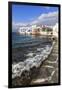 Little Venice promenade, Mykonos Town (Chora), Mykonos, Cyclades, Greek Islands, Greece, Europe-Eleanor Scriven-Framed Premium Photographic Print