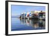 Little Venice Reflections, Mykonos Town (Chora), Mykonos, Cyclades, Greek Islands, Greece, Europe-Eleanor Scriven-Framed Photographic Print