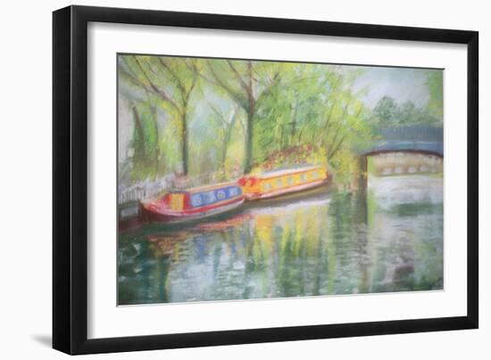 Little Venice, Regent's Canal, 1996-Sophia Elliot-Framed Premium Giclee Print