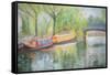 Little Venice, Regent's Canal, 1996-Sophia Elliot-Framed Stretched Canvas