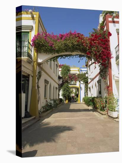 Little Venice's Alleyways, Puerto De Morgan, Gran Canaria, Canary Islands, Spain-Pearl Bucknall-Stretched Canvas