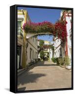 Little Venice's Alleyways, Puerto De Morgan, Gran Canaria, Canary Islands, Spain-Pearl Bucknall-Framed Stretched Canvas