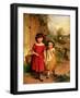 Little Villagers, 1869-George Smith-Framed Giclee Print