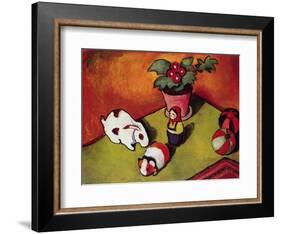 Little Walter's Toys, 1912-August Macke-Framed Giclee Print