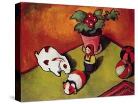 Little Walter's Toys, 1912-August Macke-Stretched Canvas