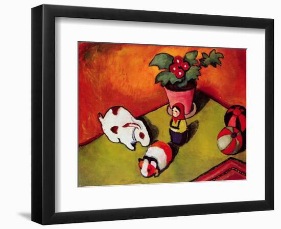 Little Walter's Toys-Auguste Macke-Framed Giclee Print