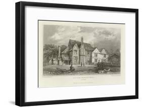 Little Warley Hall, Essex-William Henry Bartlett-Framed Giclee Print