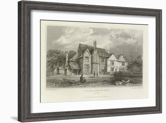 Little Warley Hall, Essex-William Henry Bartlett-Framed Giclee Print