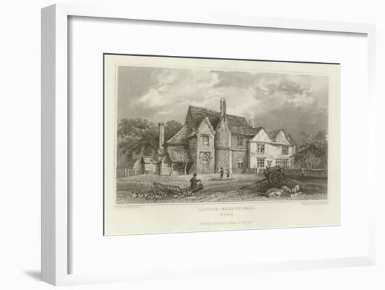 Little Warley Hall, Essex-William Henry Bartlett-Framed Giclee Print