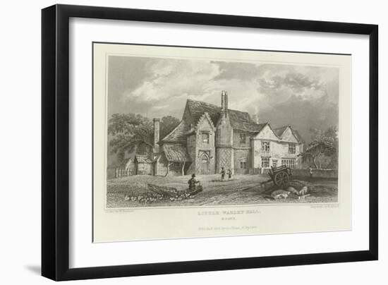 Little Warley Hall, Essex-William Henry Bartlett-Framed Giclee Print