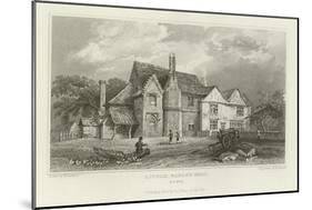 Little Warley Hall, Essex-William Henry Bartlett-Mounted Giclee Print