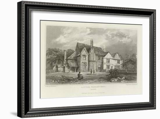 Little Warley Hall, Essex-William Henry Bartlett-Framed Giclee Print