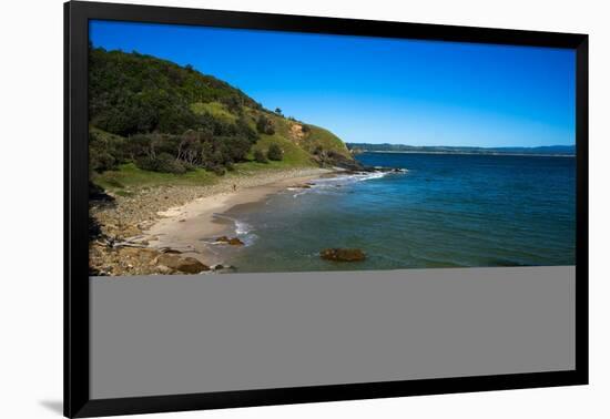 Little Wategos beach at Cape Byron Bay, New South Wales, Australia, Pacific-Andrew Michael-Framed Photographic Print