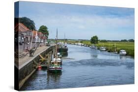 Little Water Channel in Ribe-Michael Runkel-Stretched Canvas