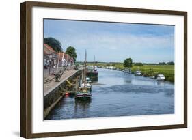 Little Water Channel in Ribe-Michael Runkel-Framed Photographic Print