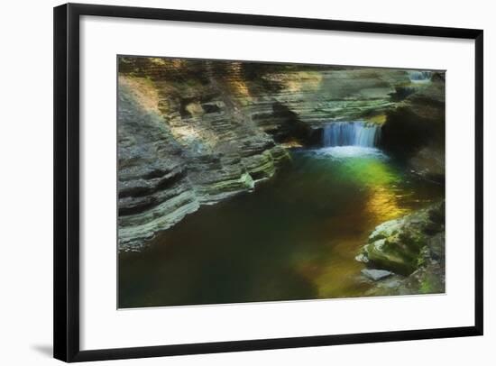 Little Waterfalls At Dusk-Anthony Paladino-Framed Giclee Print