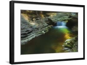 Little Waterfalls At Dusk-Anthony Paladino-Framed Giclee Print