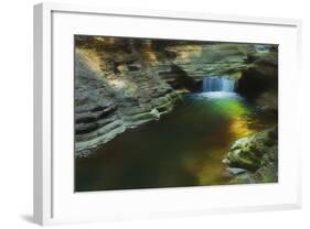 Little Waterfalls At Dusk-Anthony Paladino-Framed Giclee Print