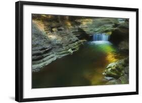 Little Waterfalls At Dusk-Anthony Paladino-Framed Giclee Print