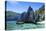 Little White Beach and Crystal Clear Water in the Bacuit Archipelago, Palawan, Philippines-Michael Runkel-Stretched Canvas
