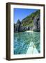 Little White Beach and Crystal Clear Water in the Bacuit Archipelago, Palawan, Philippines-Michael Runkel-Framed Photographic Print