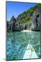 Little White Beach and Crystal Clear Water in the Bacuit Archipelago, Palawan, Philippines-Michael Runkel-Mounted Photographic Print