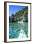 Little White Beach and Crystal Clear Water in the Bacuit Archipelago, Palawan, Philippines-Michael Runkel-Framed Photographic Print