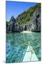 Little White Beach and Crystal Clear Water in the Bacuit Archipelago, Palawan, Philippines-Michael Runkel-Mounted Photographic Print