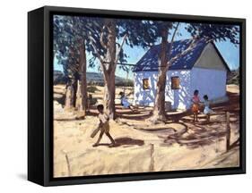 Little White House, Karoo, South Africa-Andrew Macara-Framed Stretched Canvas