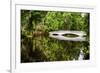 Little White Southern Footbridge-George Oze-Framed Photographic Print