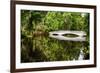 Little White Southern Footbridge-George Oze-Framed Photographic Print