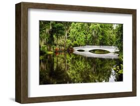 Little White Southern Footbridge-George Oze-Framed Photographic Print