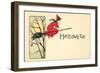 Little Witch in Red-null-Framed Art Print