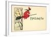 Little Witch in Red-null-Framed Art Print