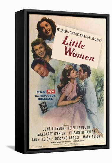 Little Women, 1933-null-Framed Stretched Canvas