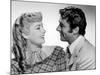 LITTLE WOMEN, 1949 directed by MERVYN LeROY Elizabeth Taylor and Peter Lawford (b/w photo)-null-Mounted Photo